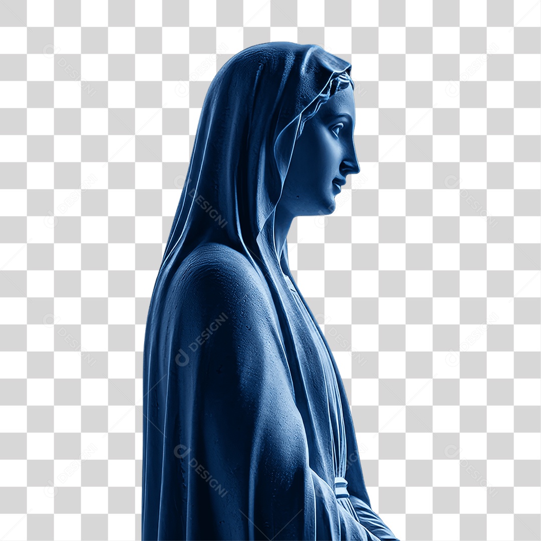 Imagem Semelhante a Nossa Senhora de Lourdes PNG Transparente
