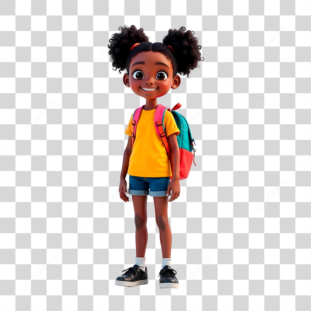 Personagem Estudante PNG Transparente