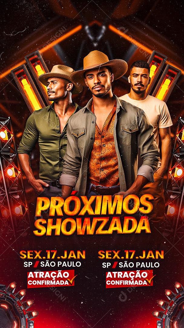 Story Flyer Next Showzada Social Media PSD Editable