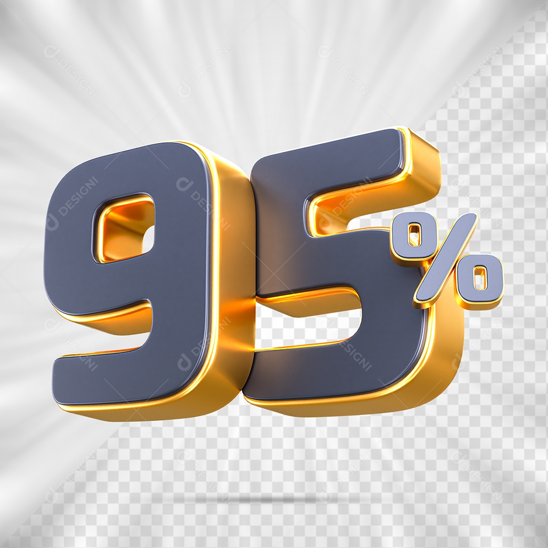 Número de Porcentagem 95% Elemento 3D para Composição PSD