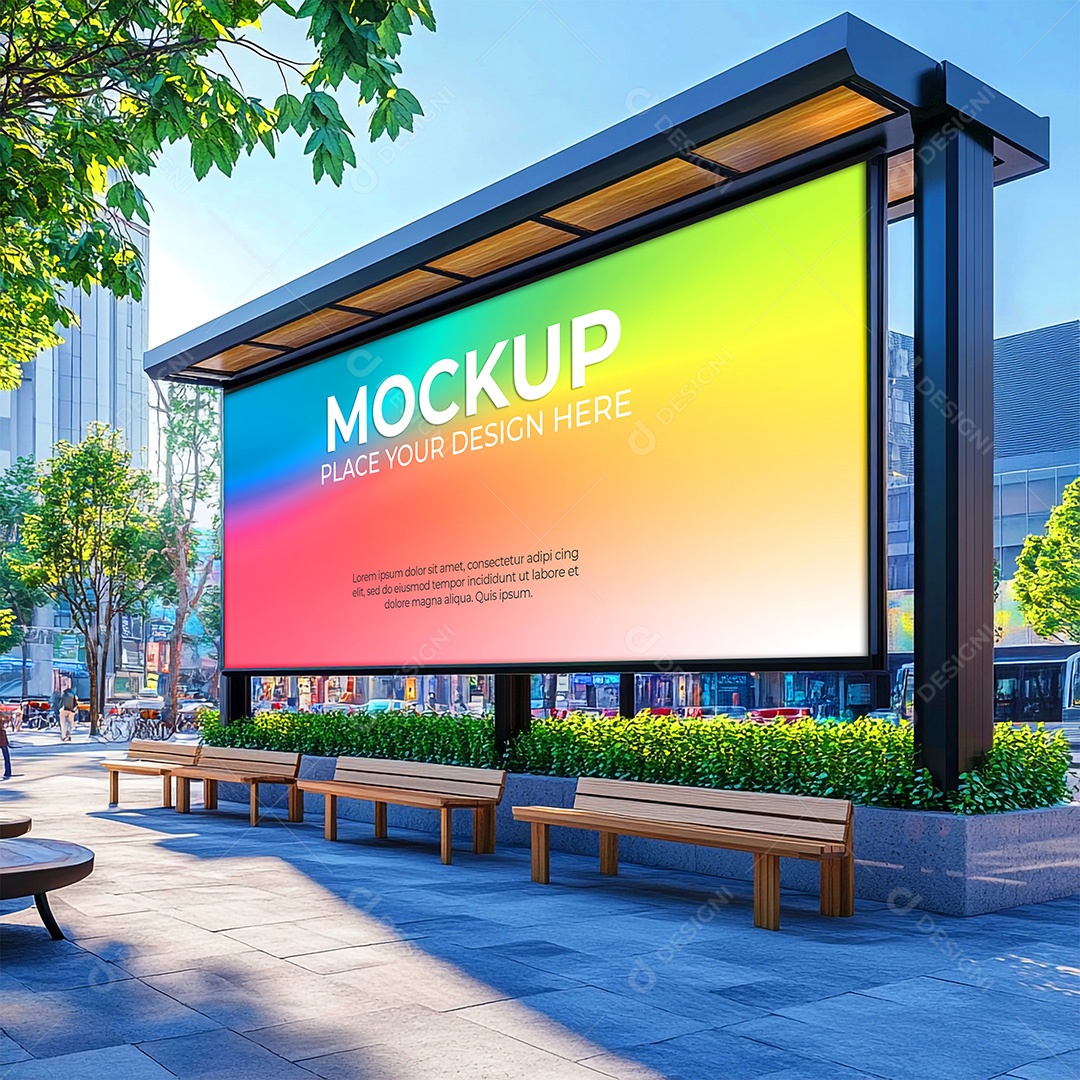 Outdoor Mockup PSD Editável