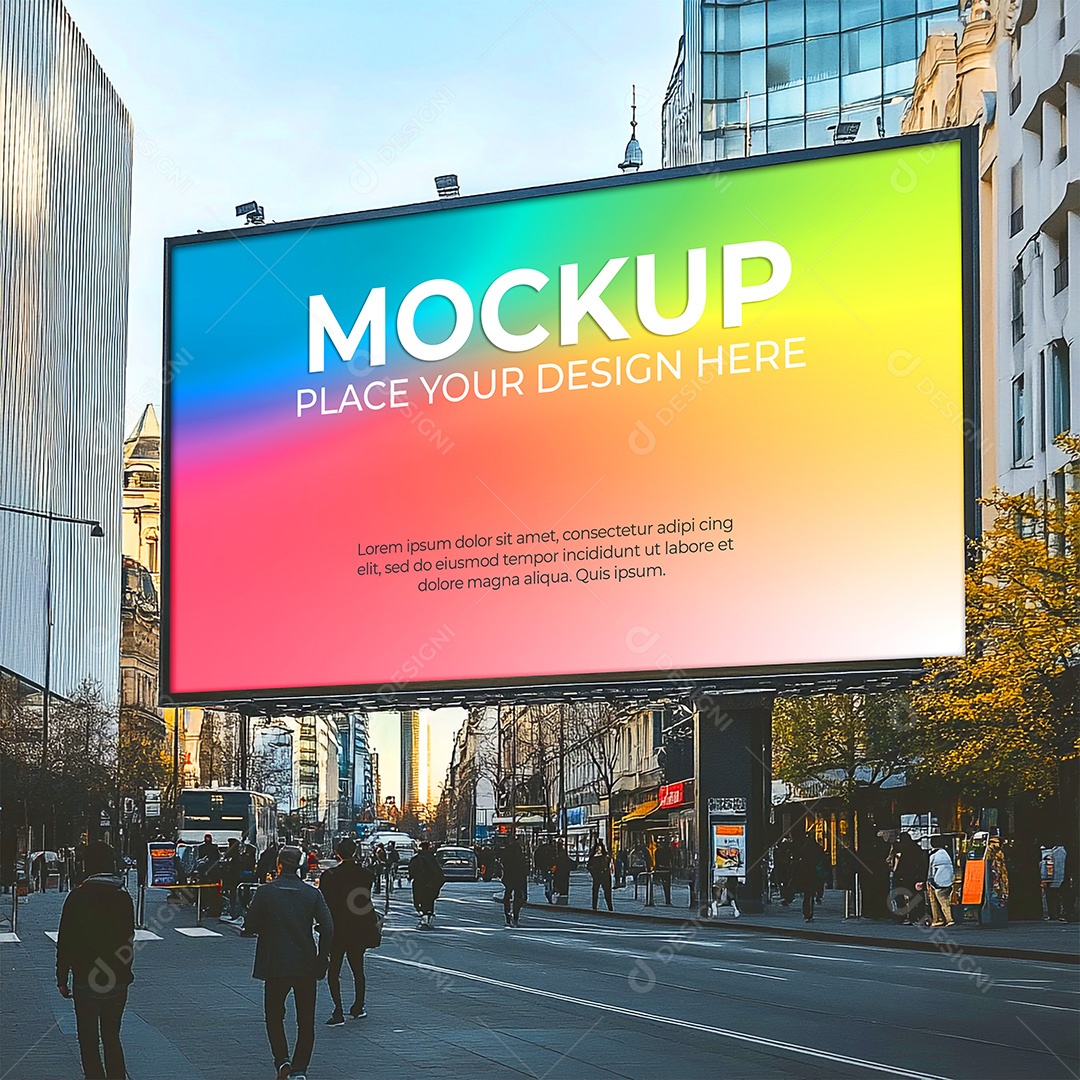 Outdoor Mockup PSD Editável
