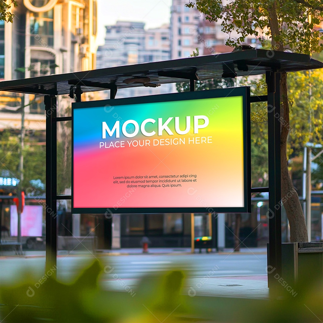 Outdoor Mockup PSD Editável