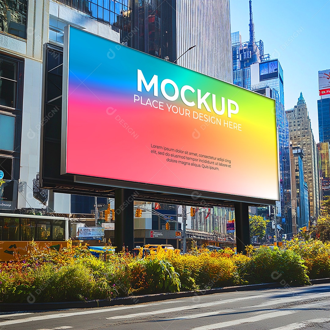 Outdoor Mockup PSD Editável