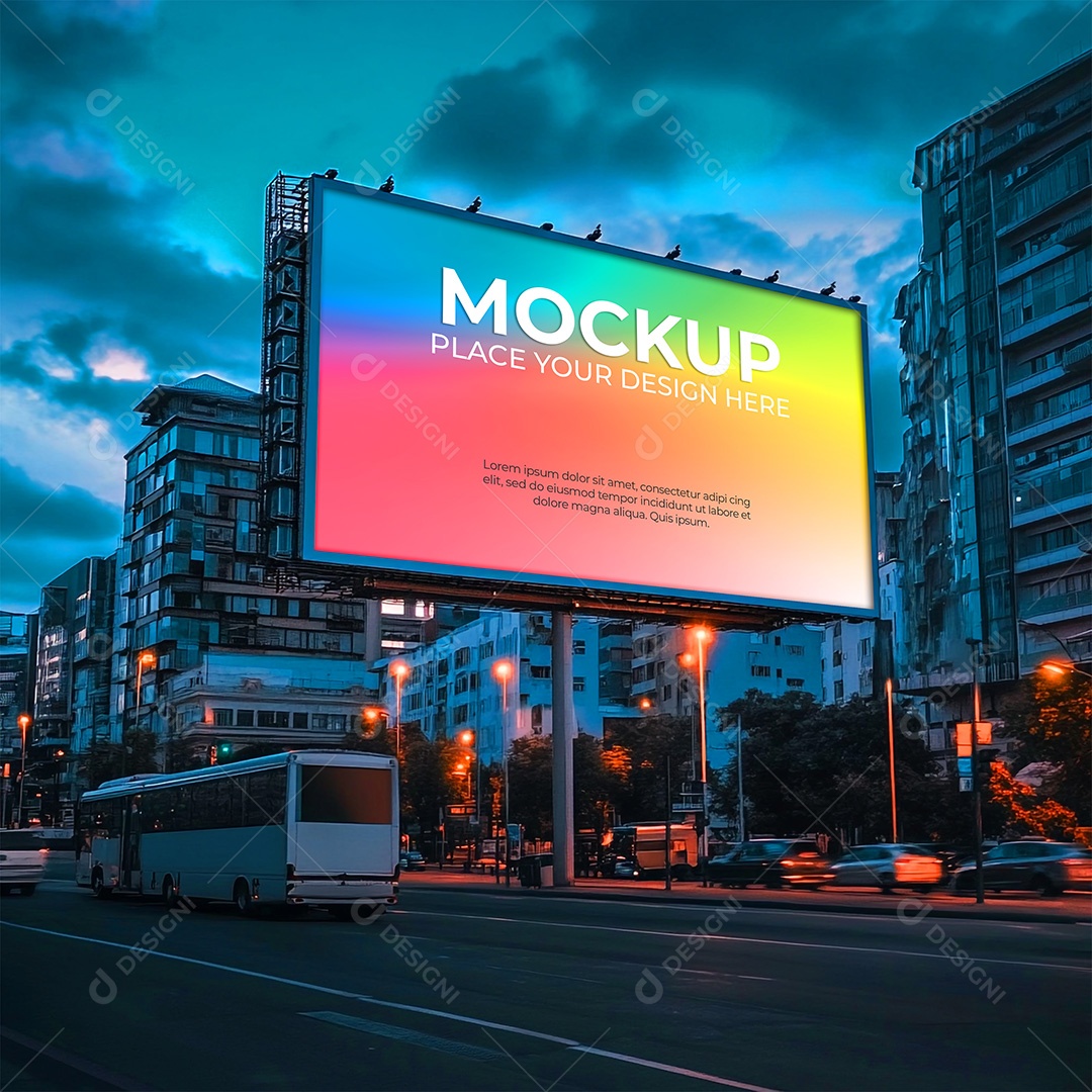 Outdoor Mockup PSD Editável