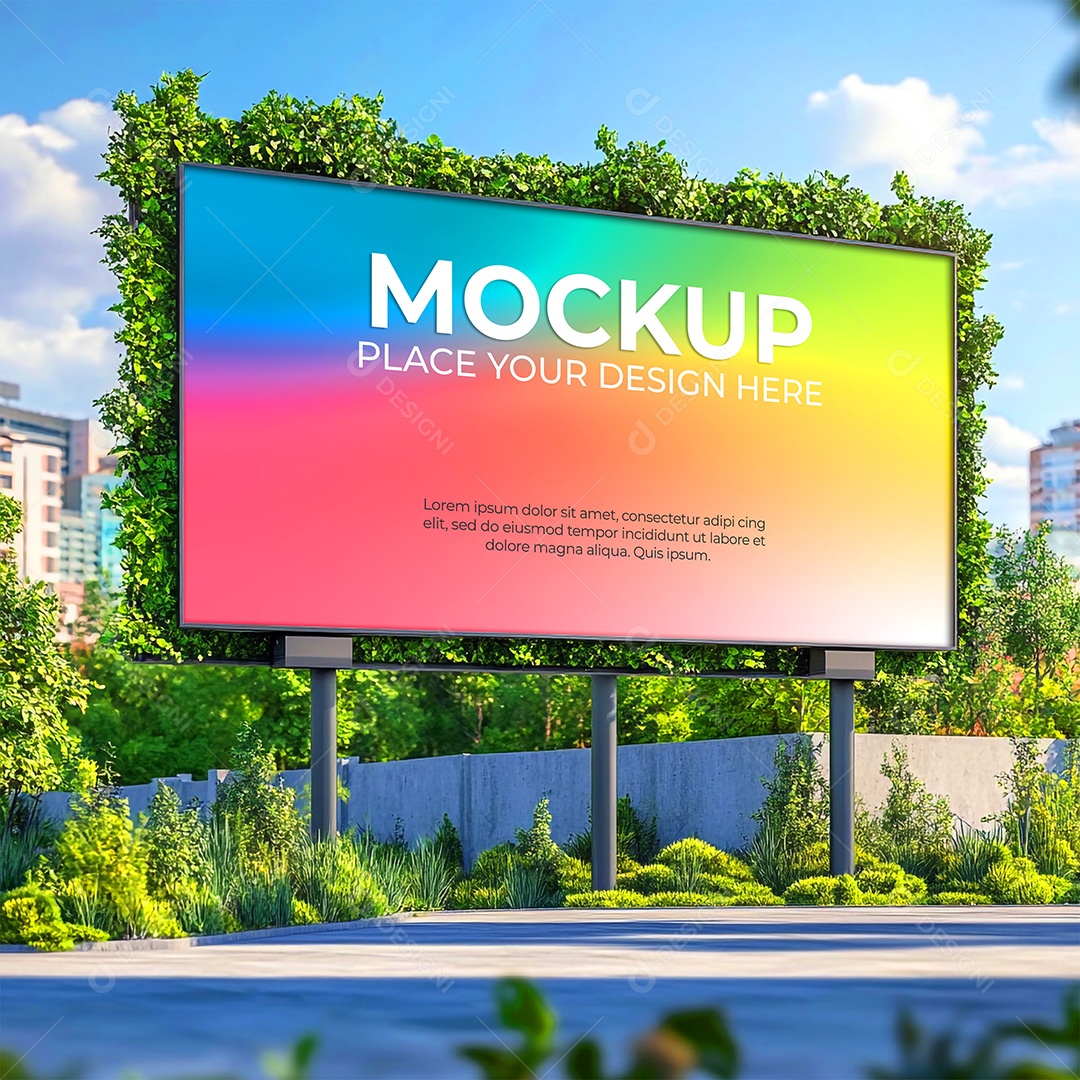 Outdoor Mockup PSD Editável