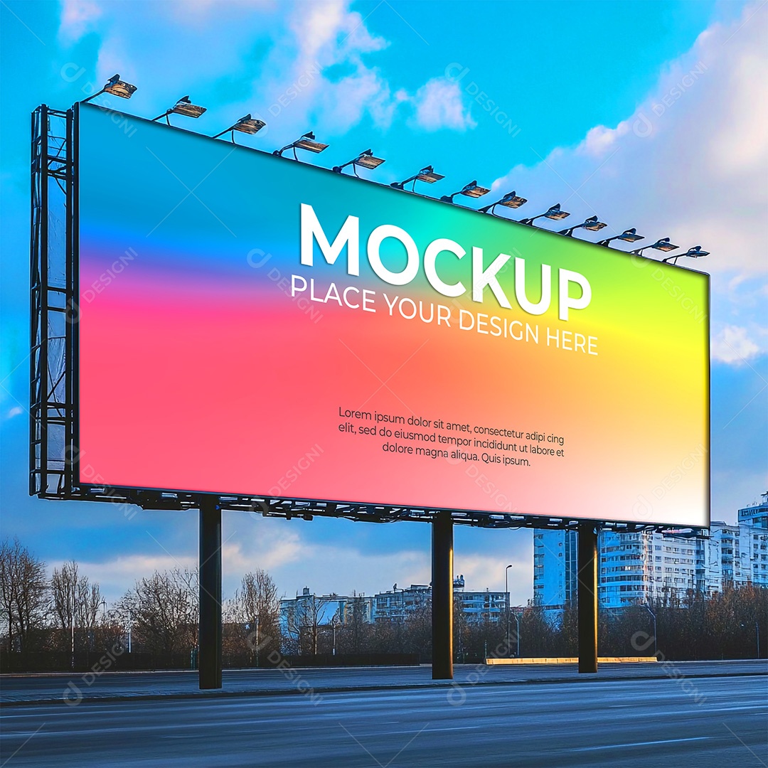 Outdoor Mockup PSD Editável