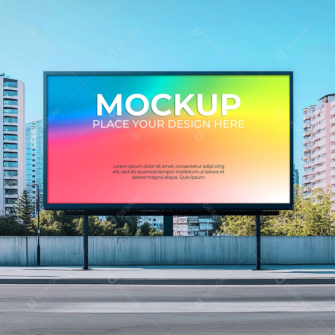 Outdoor Mockup PSD Editável