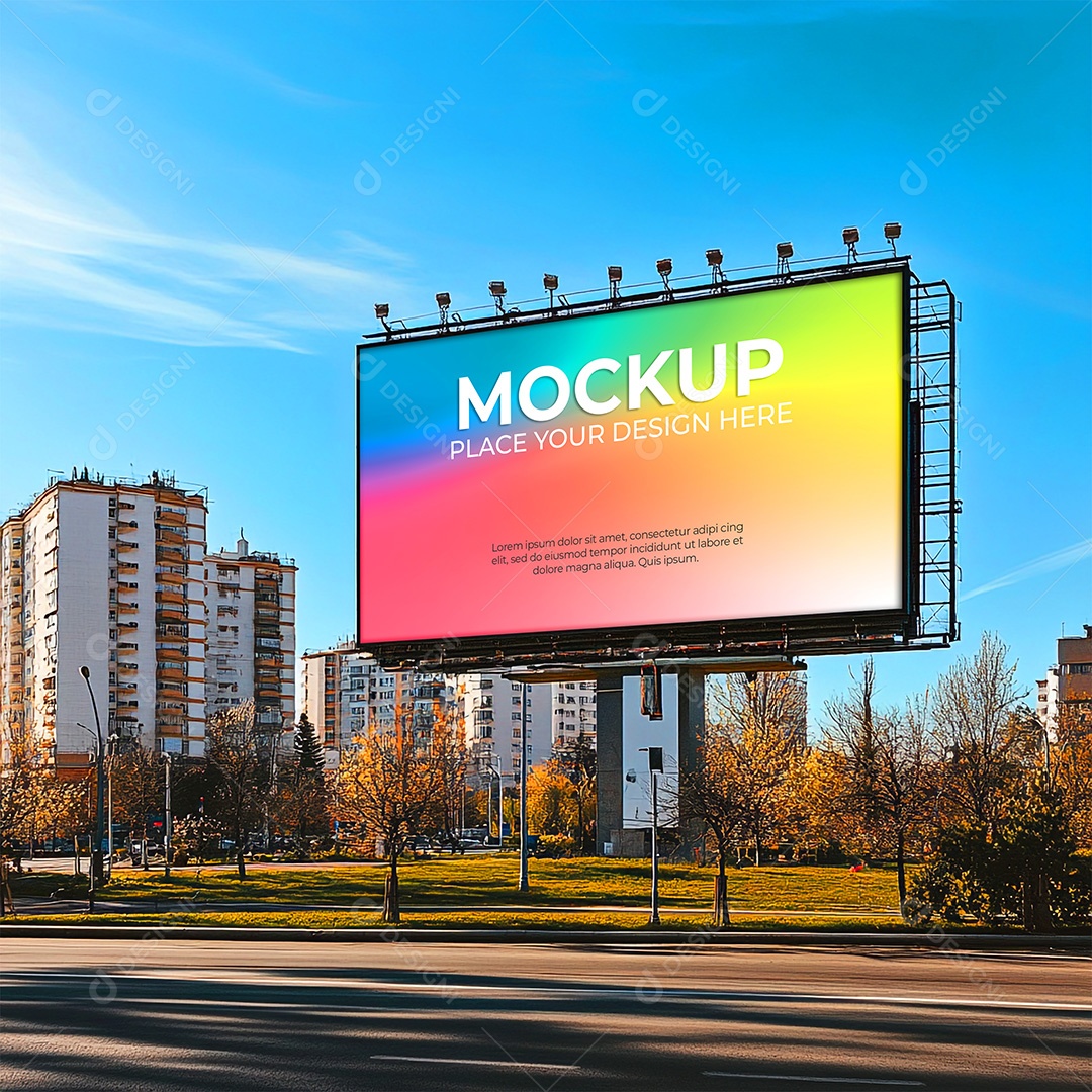 Outdoor Mockup PSD Editável