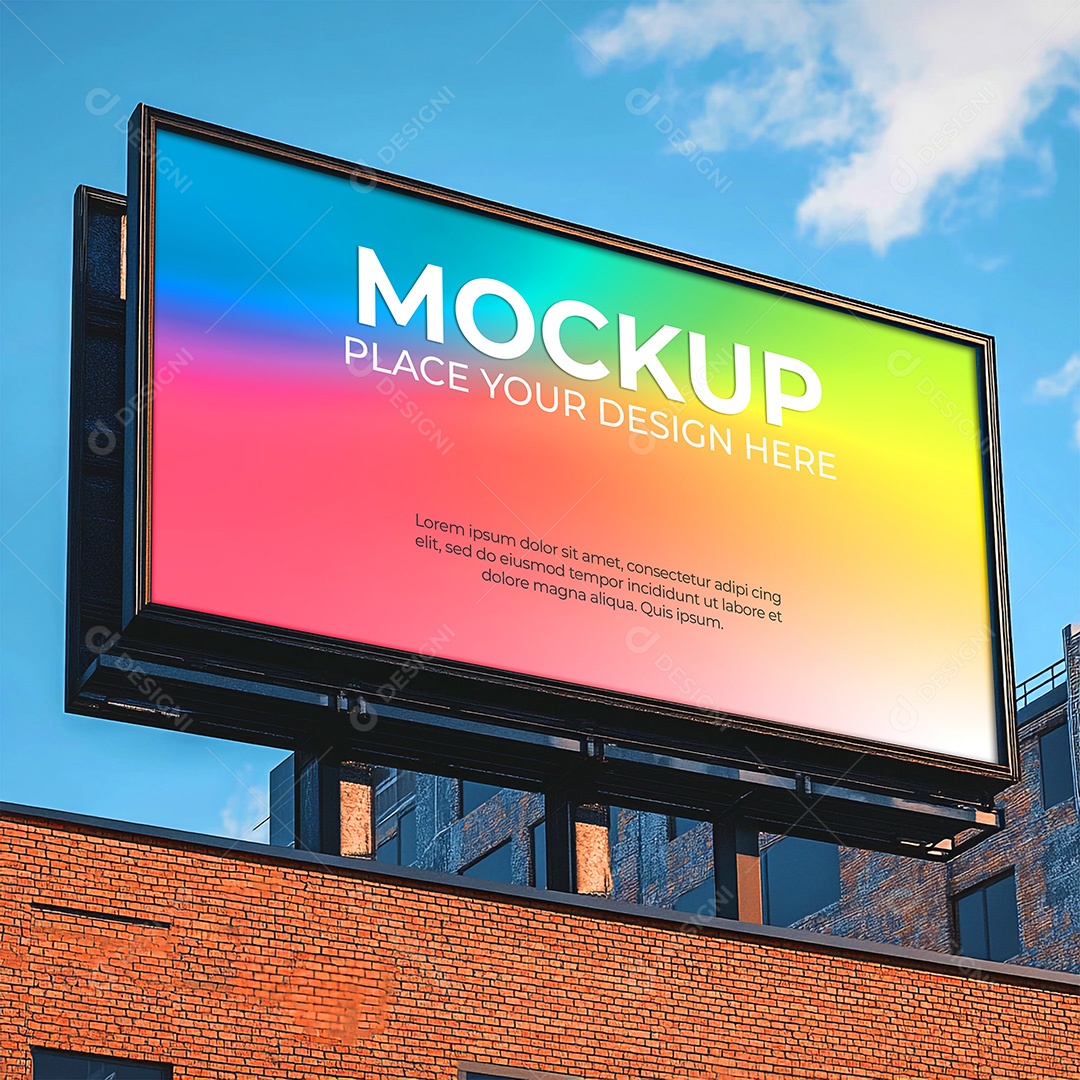 Outdoor Mockup PSD Editável