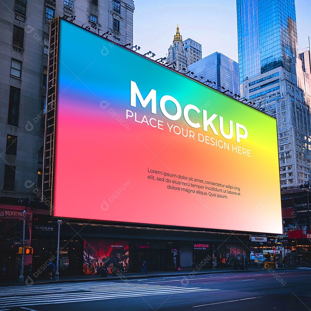 Outdoor Mockup PSD Editável