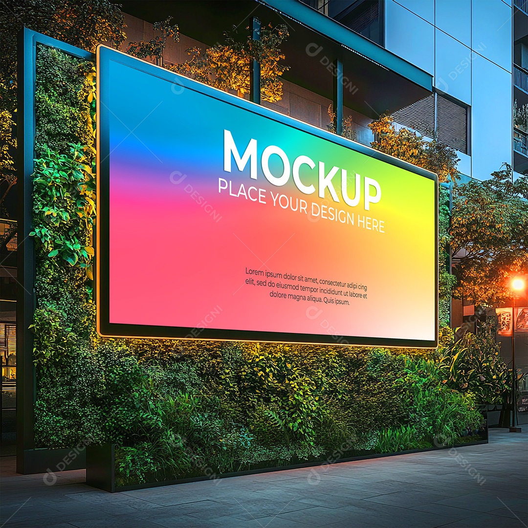 Outdoor Mockup PSD Editável