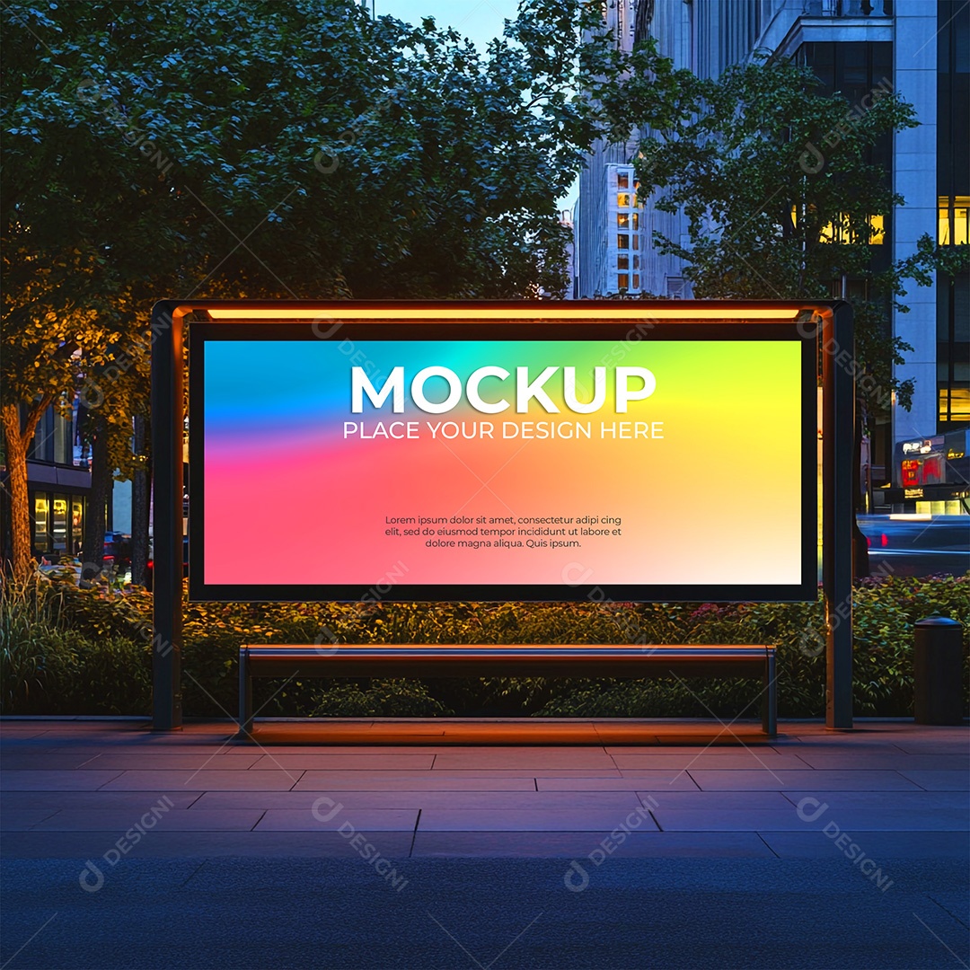 Outdoor Mockup PSD Editável
