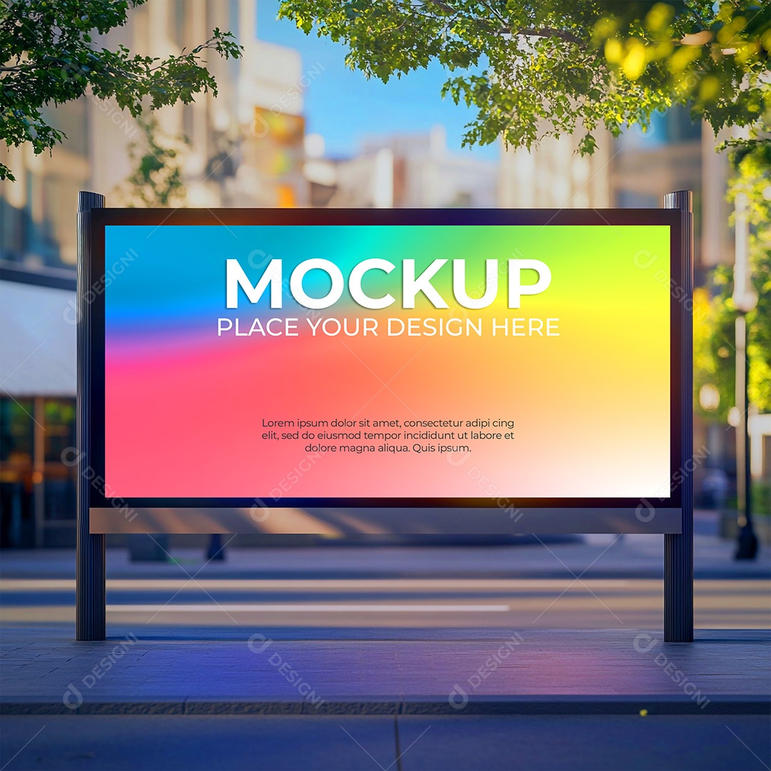 Outdoor Mockup PSD Editável