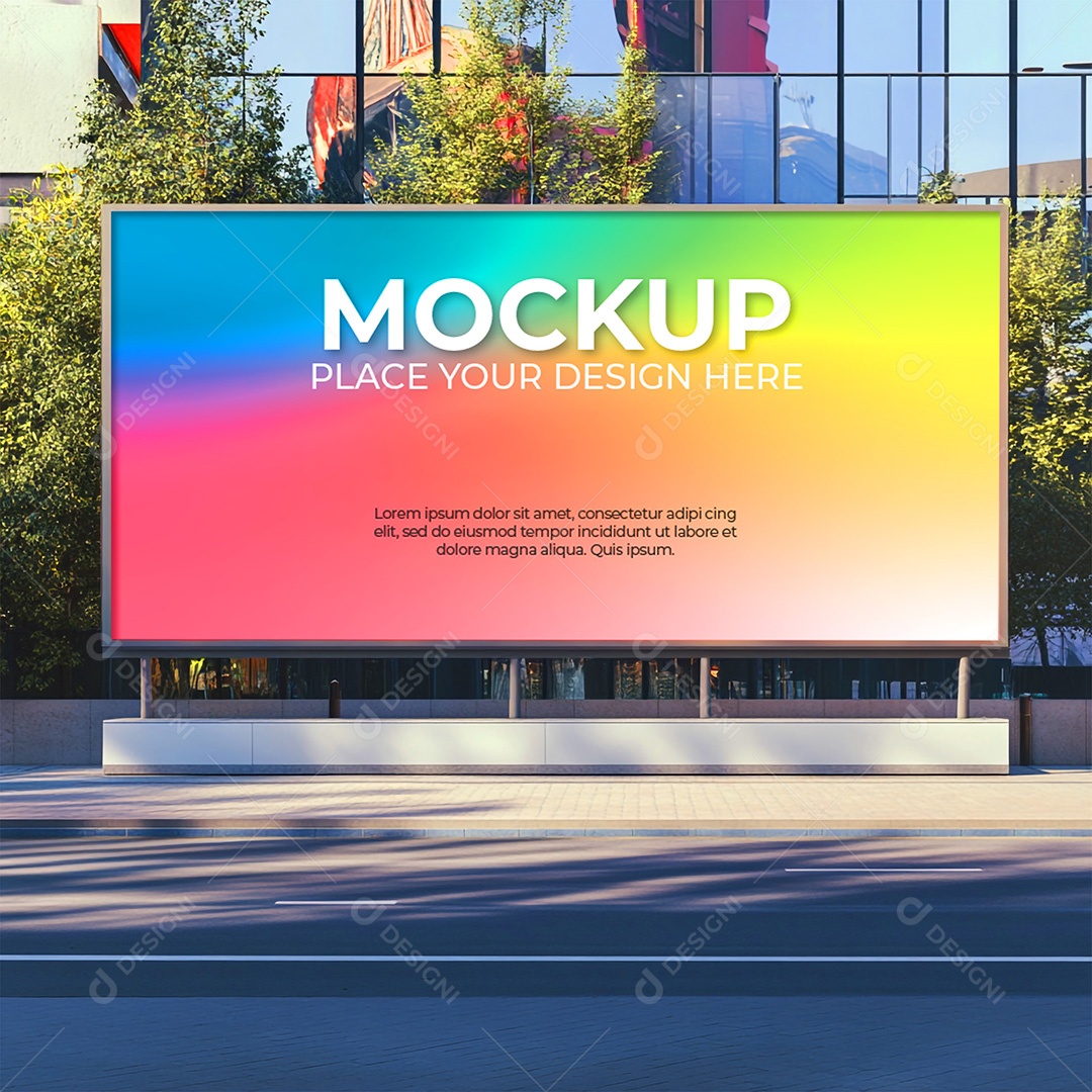 Outdoor Mockup PSD Editável