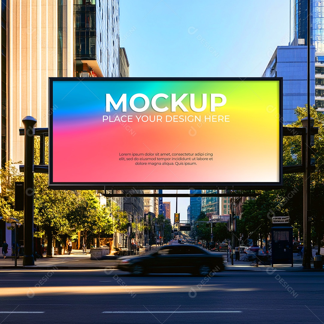 Outdoor Mockup PSD Editável