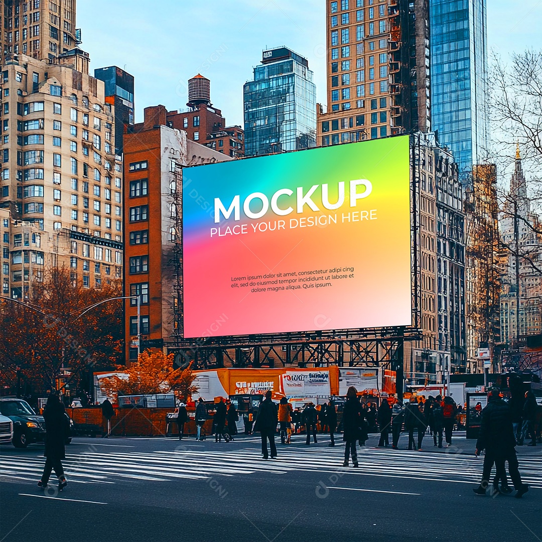 Outdoor Mockup PSD Editável