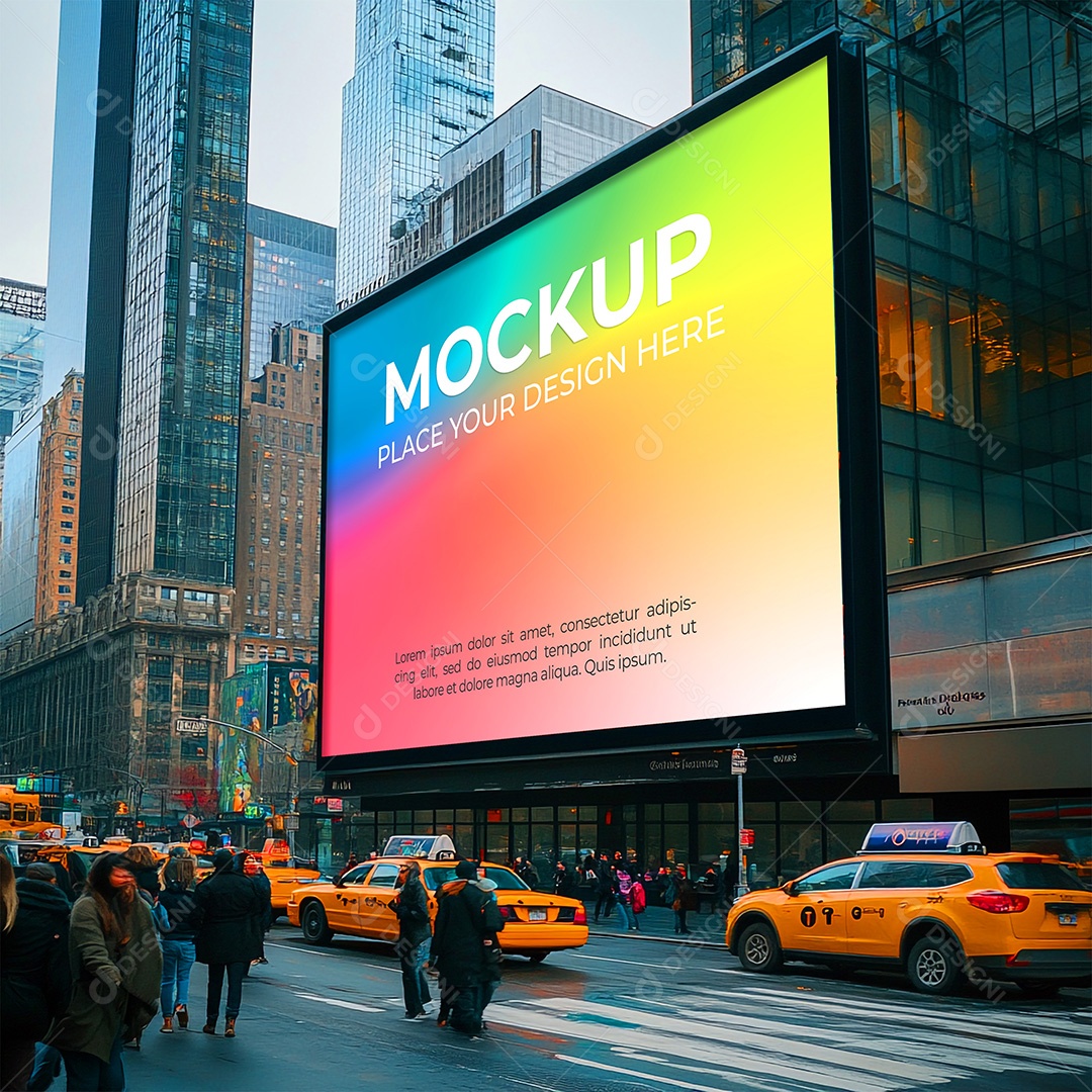 Outdoor Mockup PSD Editável