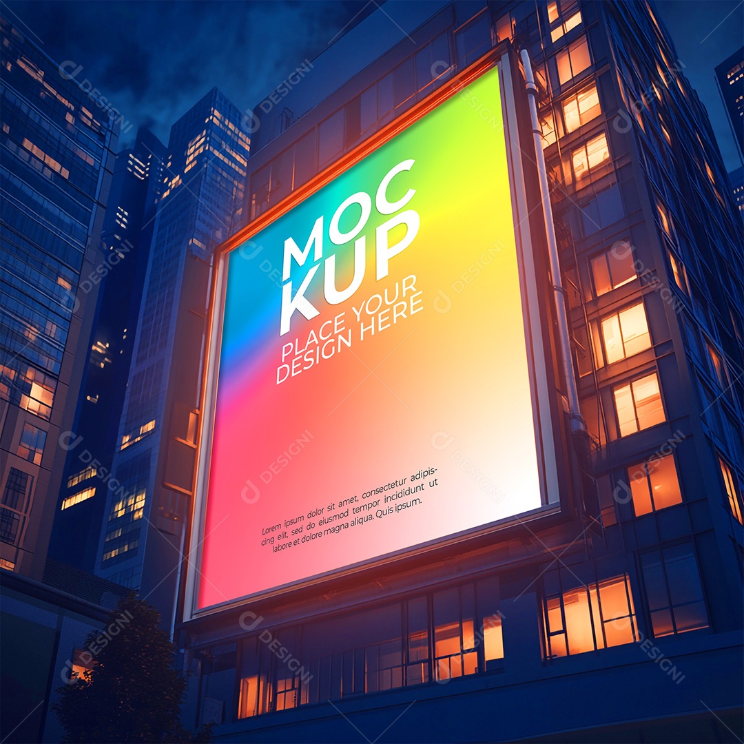 Outdoor Mockup PSD Editável