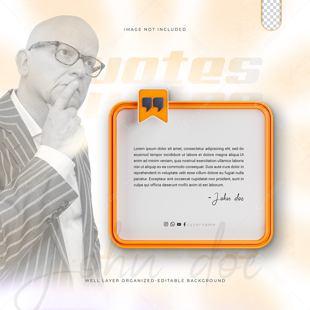 Feedback Social Media PSD Editável