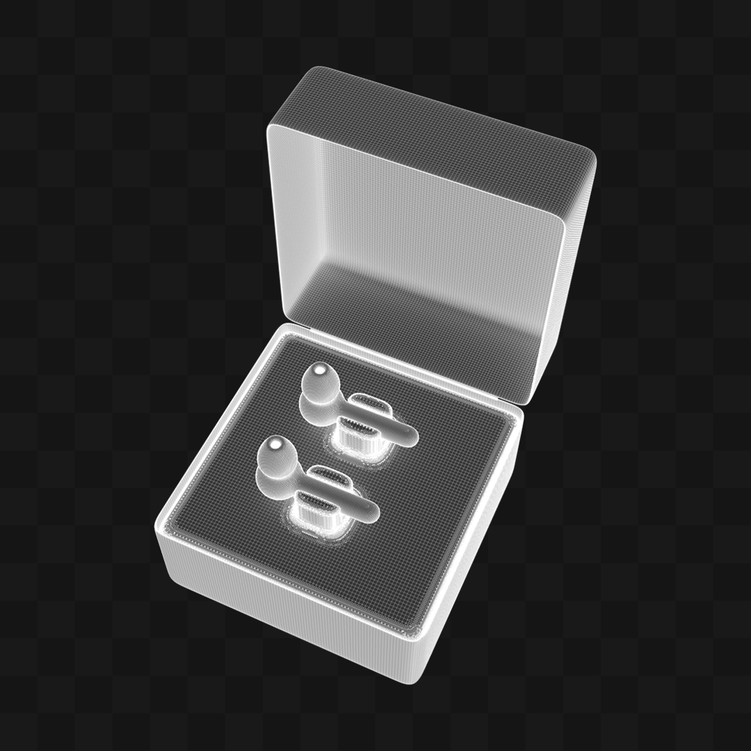 Caixa Fones - Modelo 3D