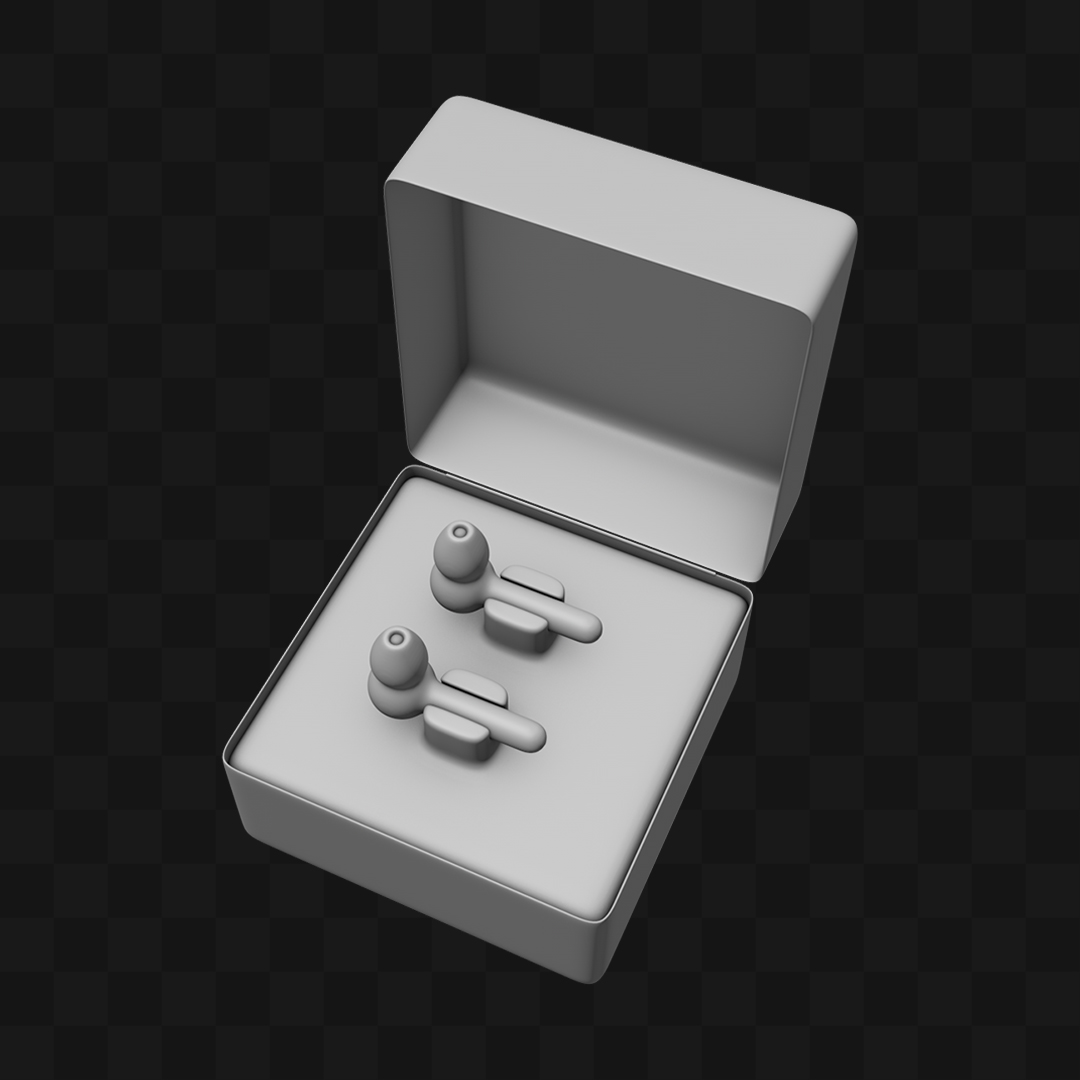 Caixa Fones - Modelo 3D