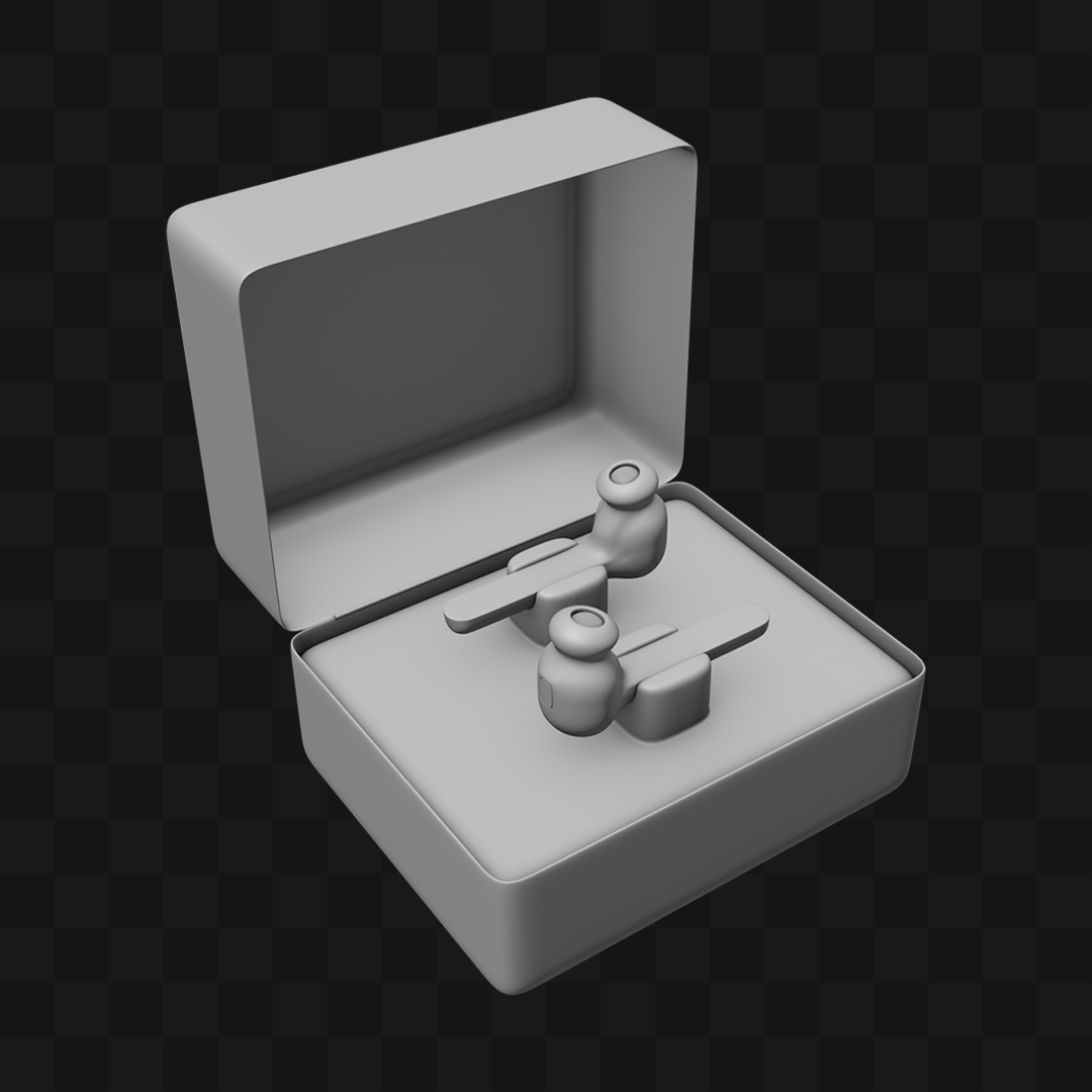 Caixa Fones - Modelo 3D