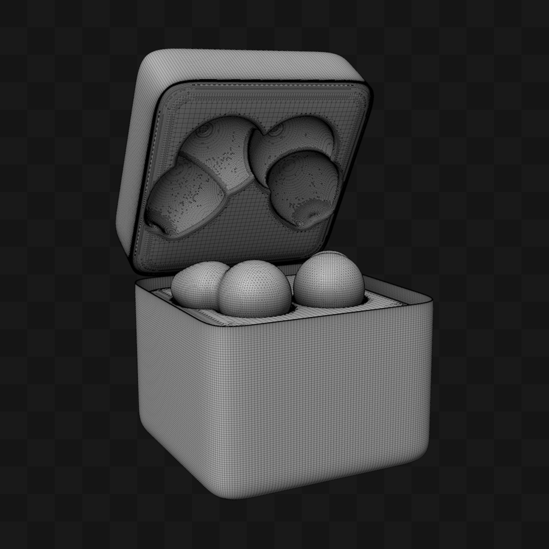 Caixa Fones - Modelo 3D