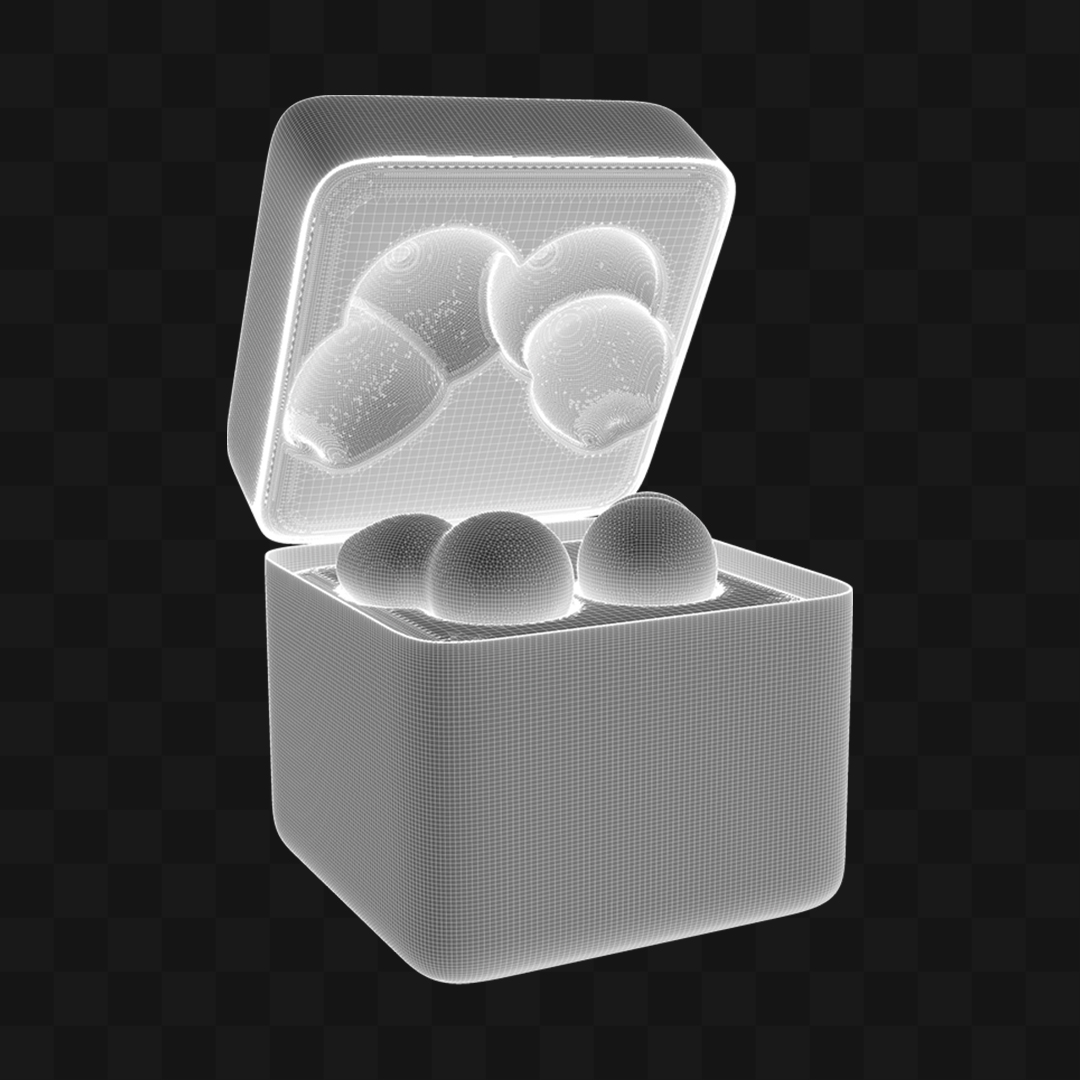Caixa Fones - Modelo 3D