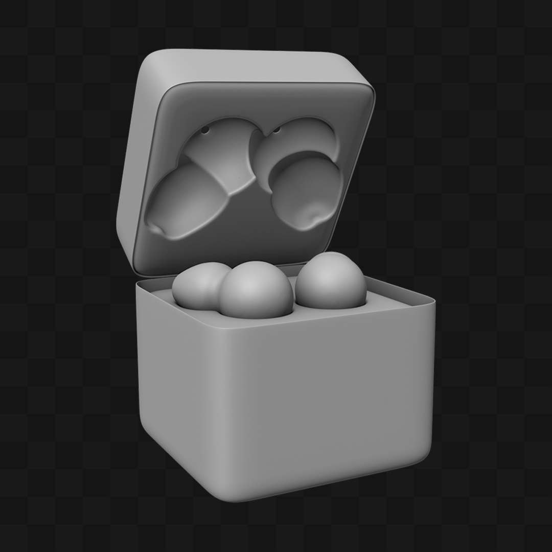 Caixa Fones - Modelo 3D