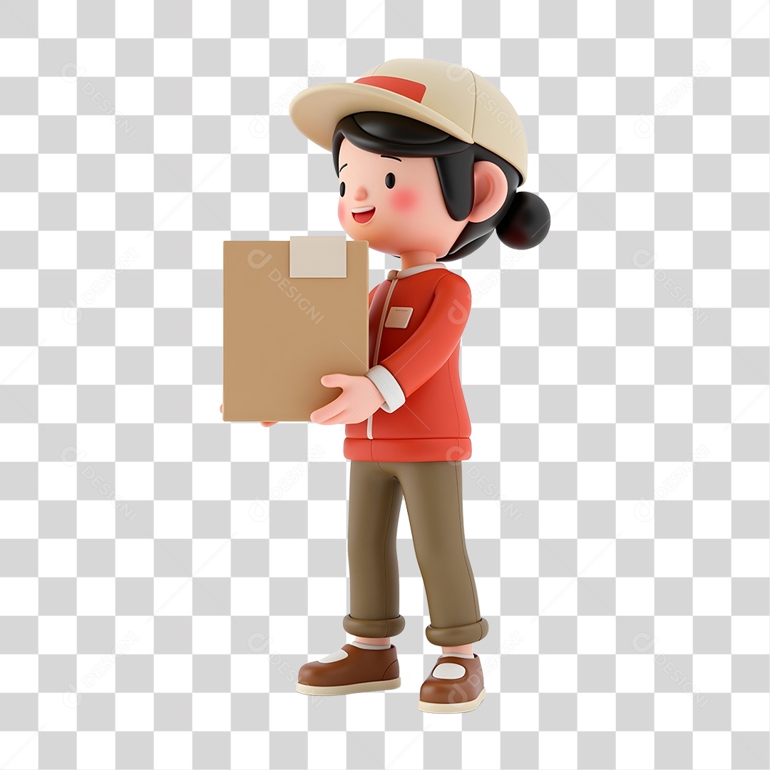 Entregadora PNG Transparente