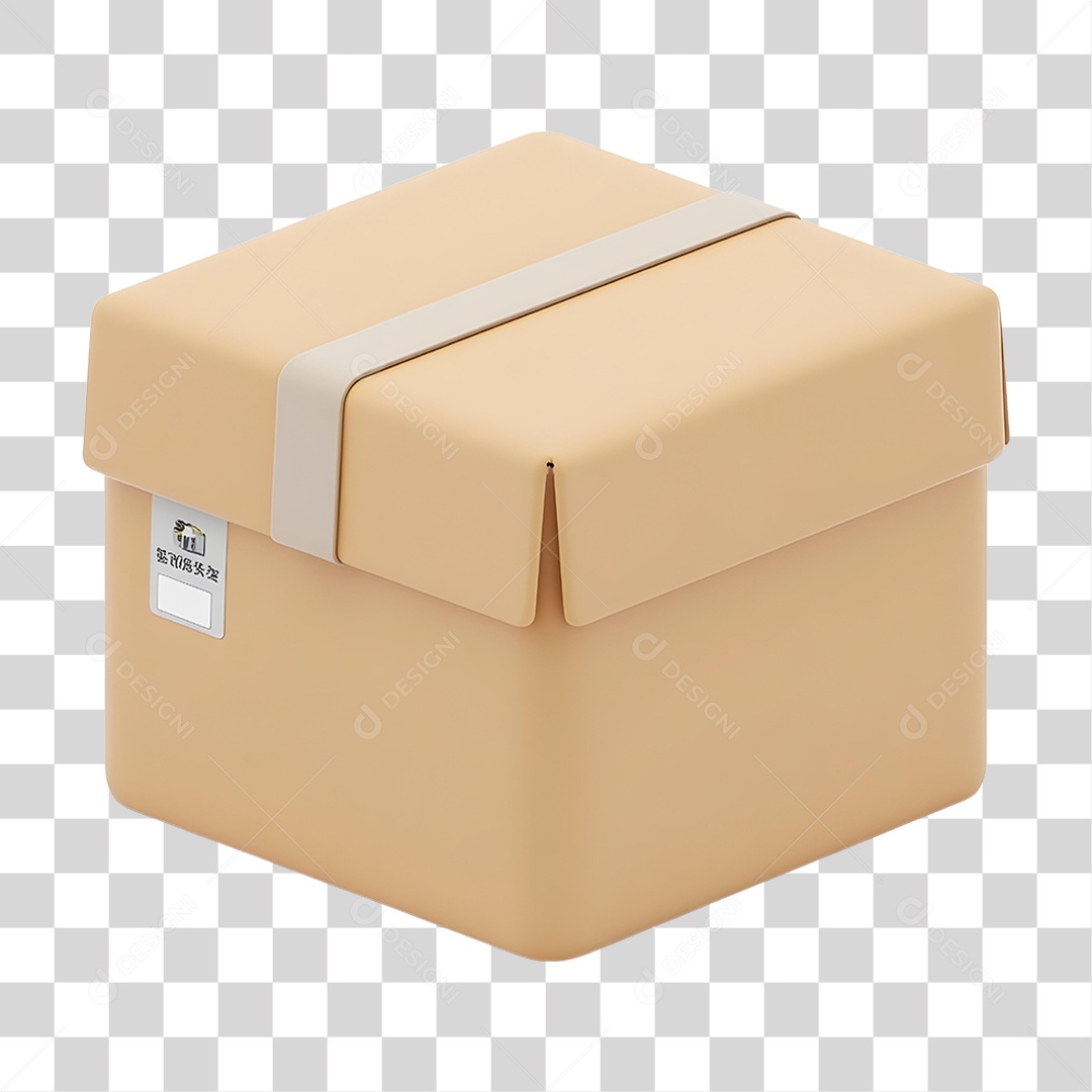Caixa de Papelão PNG Transparente