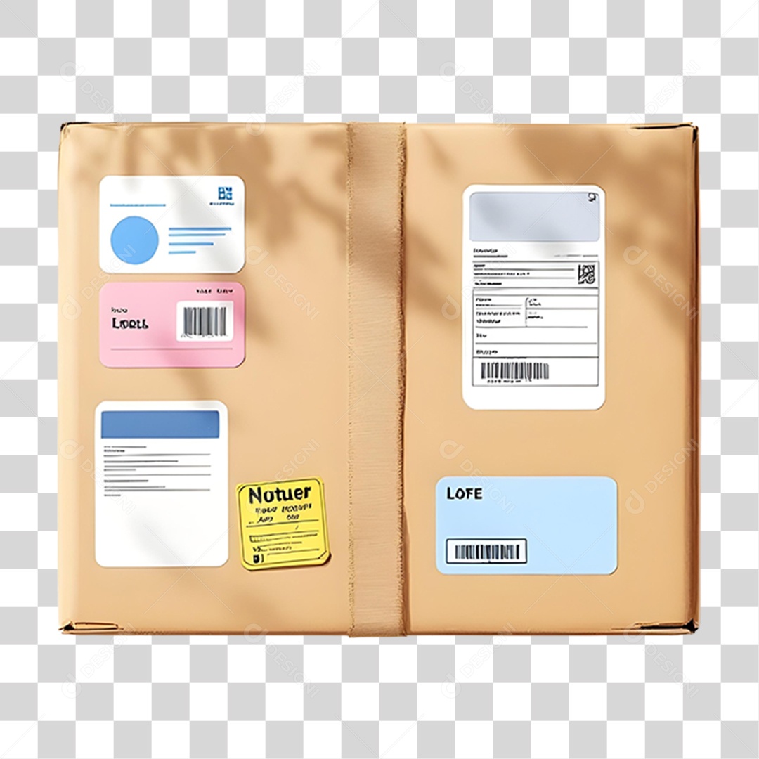 Caixa de Papelão PNG Transparente