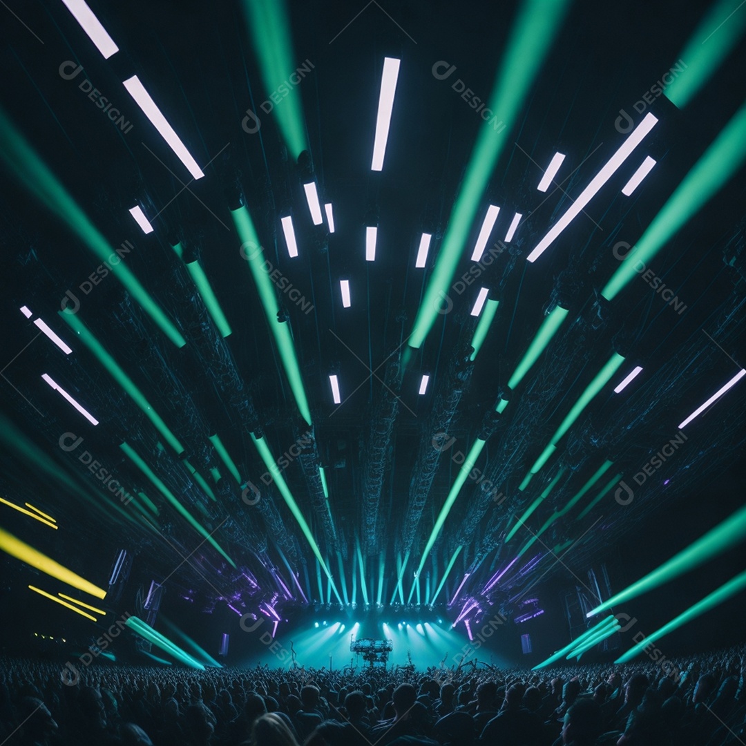 Um belo show com holofotes