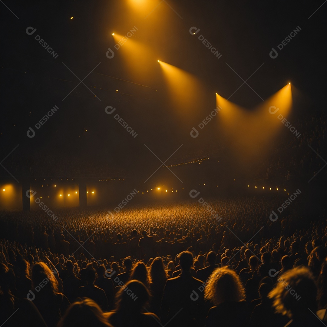 Um show com muita gente para atração