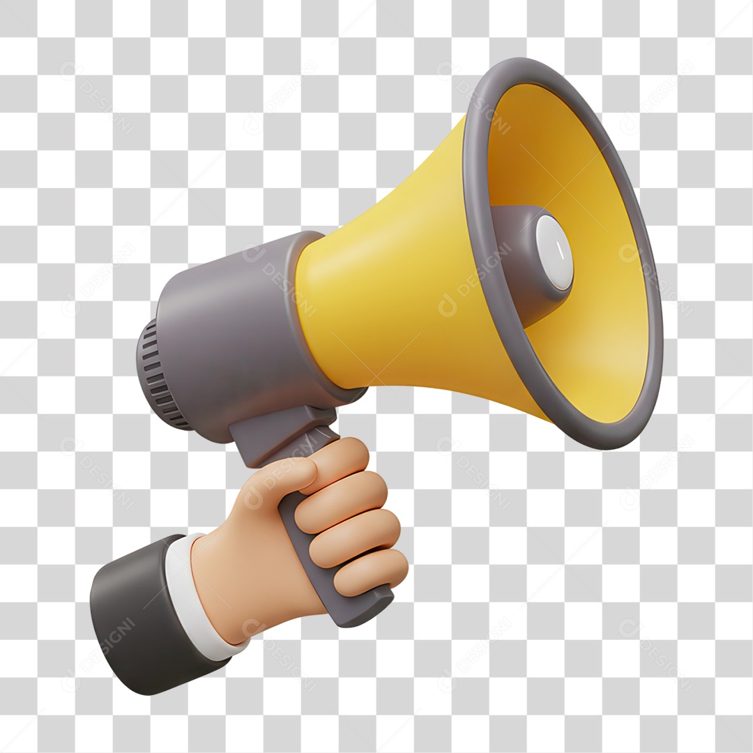 Megafone Notificações PNG Transparente