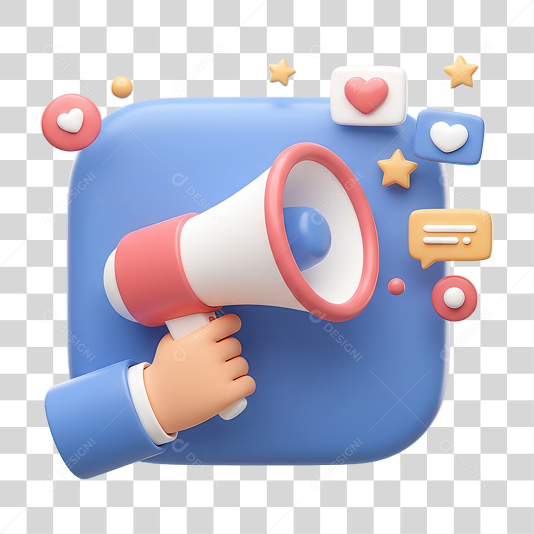 Megafone PNG Transparente