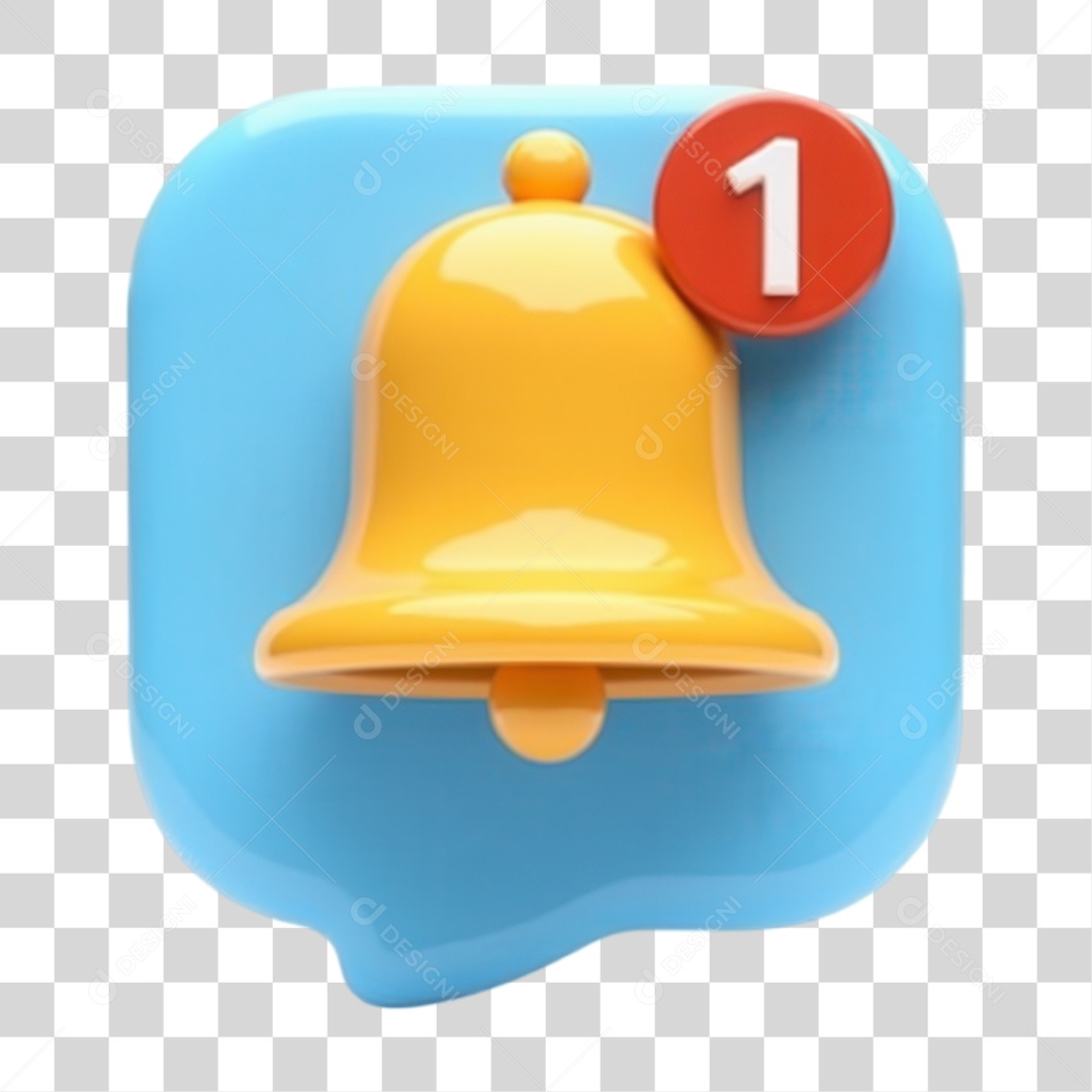 Ícone Sino Notificação PNG Transparente