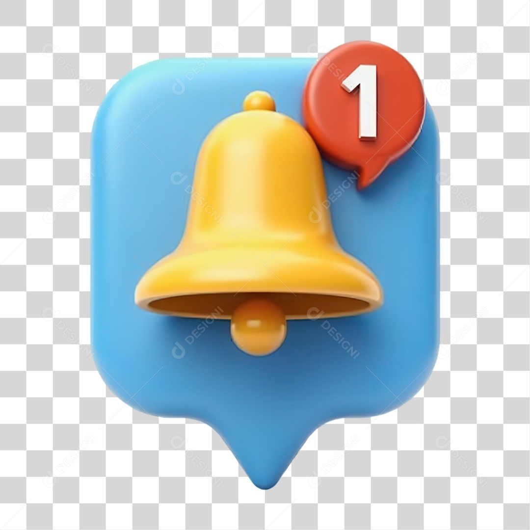 Ícone Sino Notificação PNG Transparente