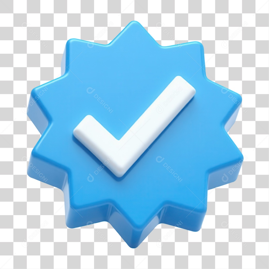 Ícone Verificado PNG Transparente