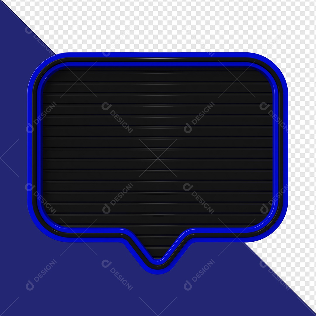 Elemento 3D Placa de Metal Para Composição PSD