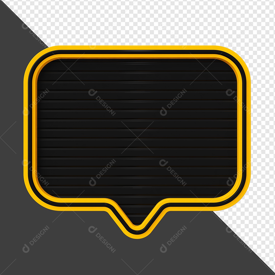 Elemento 3D Placa de Metal Para Composição PSD