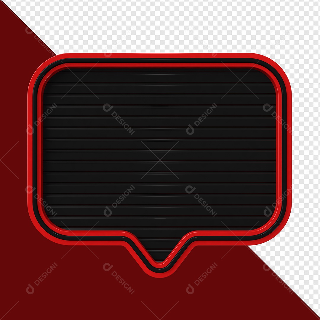 Elemento 3D Placa de Metal Para Composição PSD