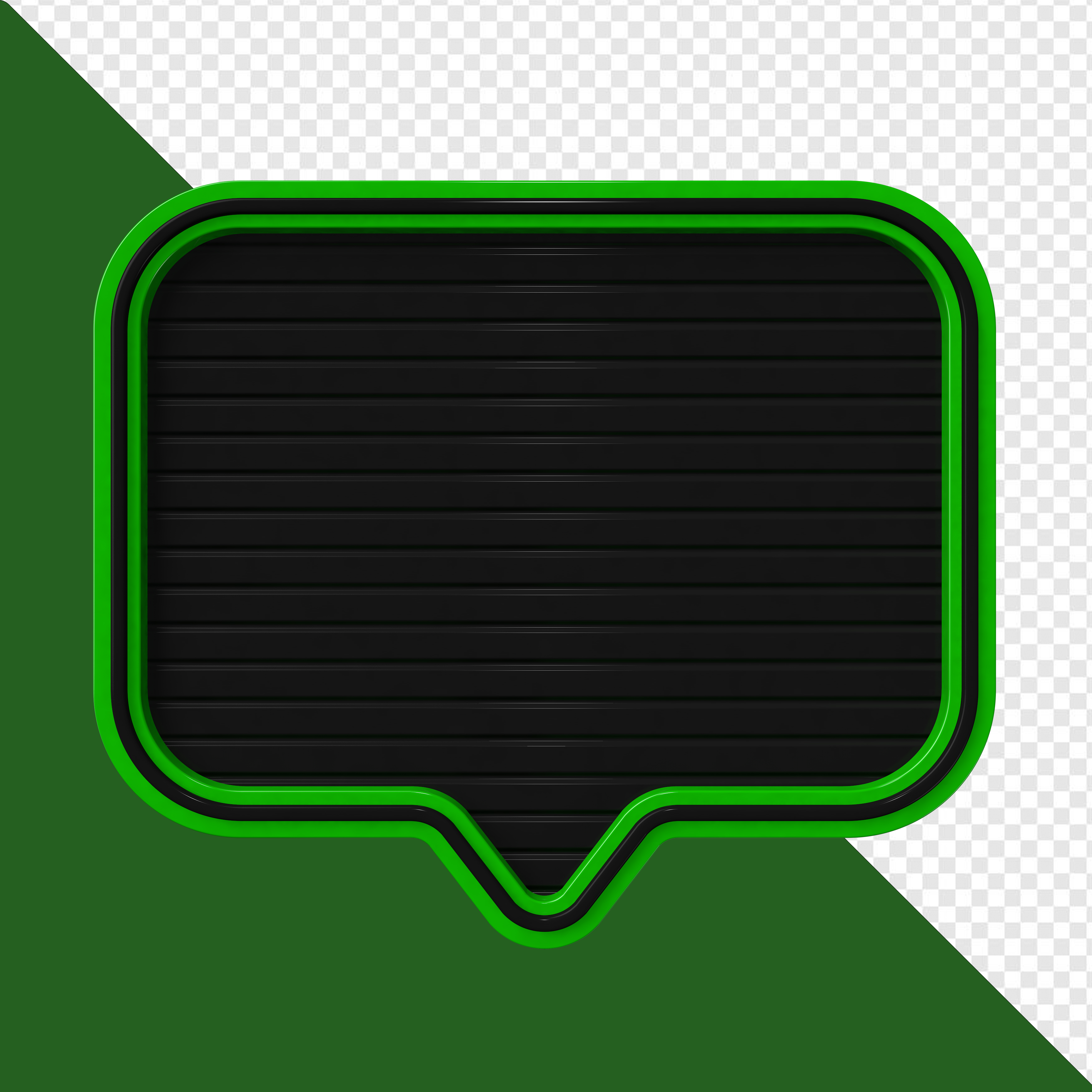 Elemento 3D Placa de Metal Para Composição PSD