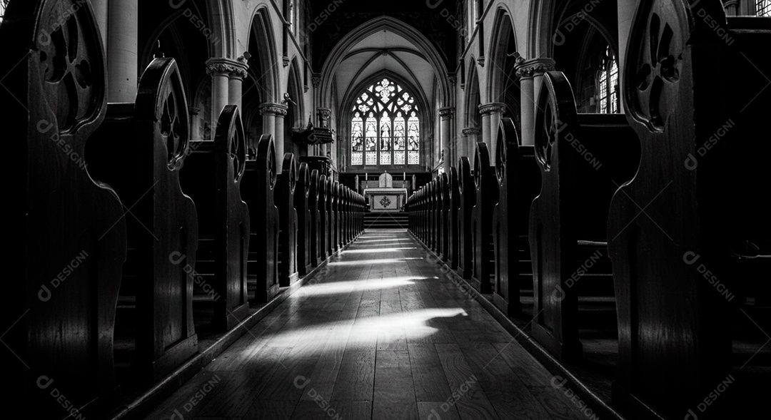 Igreja Católica vazia