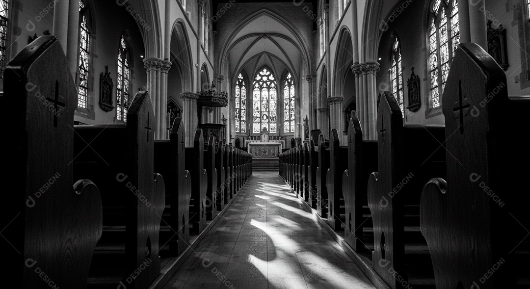 Igreja Católica vazia