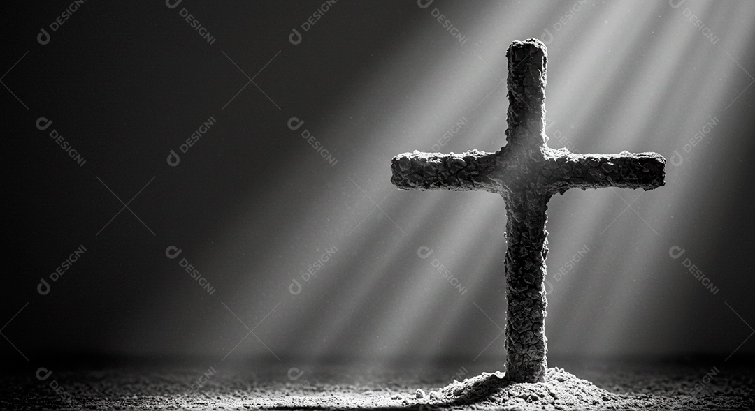 Calvário sobre fundo isolado