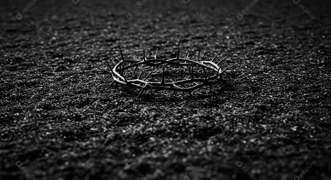 Coroa de espinhos sobre fundo isolado