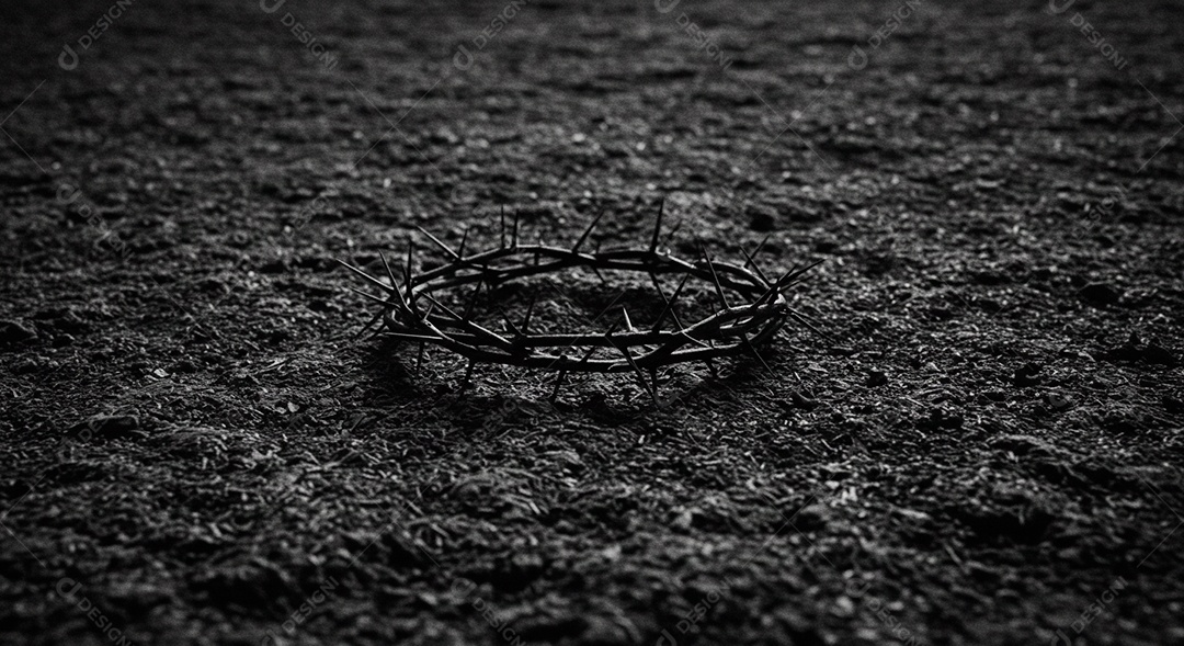 Coroa de espinhos sobre fundo isolado