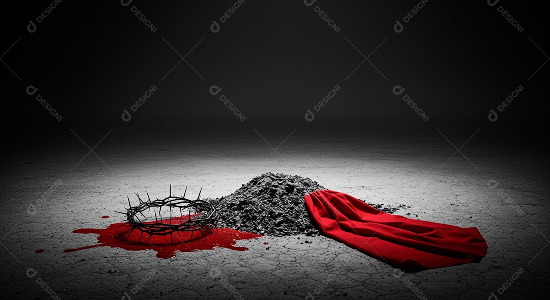 Coroa de espinhos sobre fundo isolado